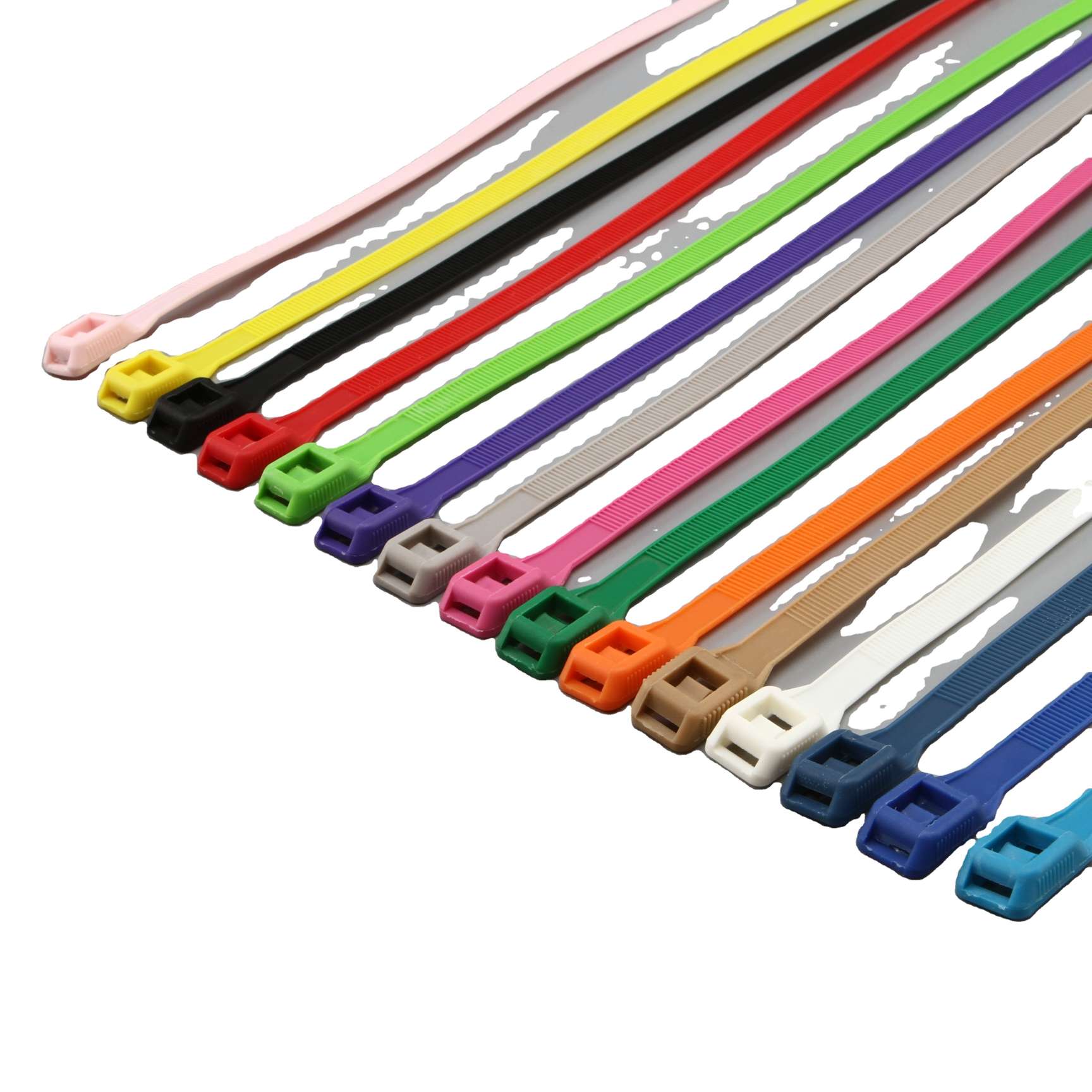 Corbatas de cable de nylon con cuentas